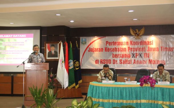 Koordinasi Jajaran Kesehatan Provinsi Jawa Timur bersama KPK Republik Indonesia