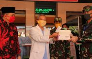 Serah Terima Bantuan Rapid Test CoVid-19 dan APD Oleh Ketua DPRD dan DANDIM Kota Malang