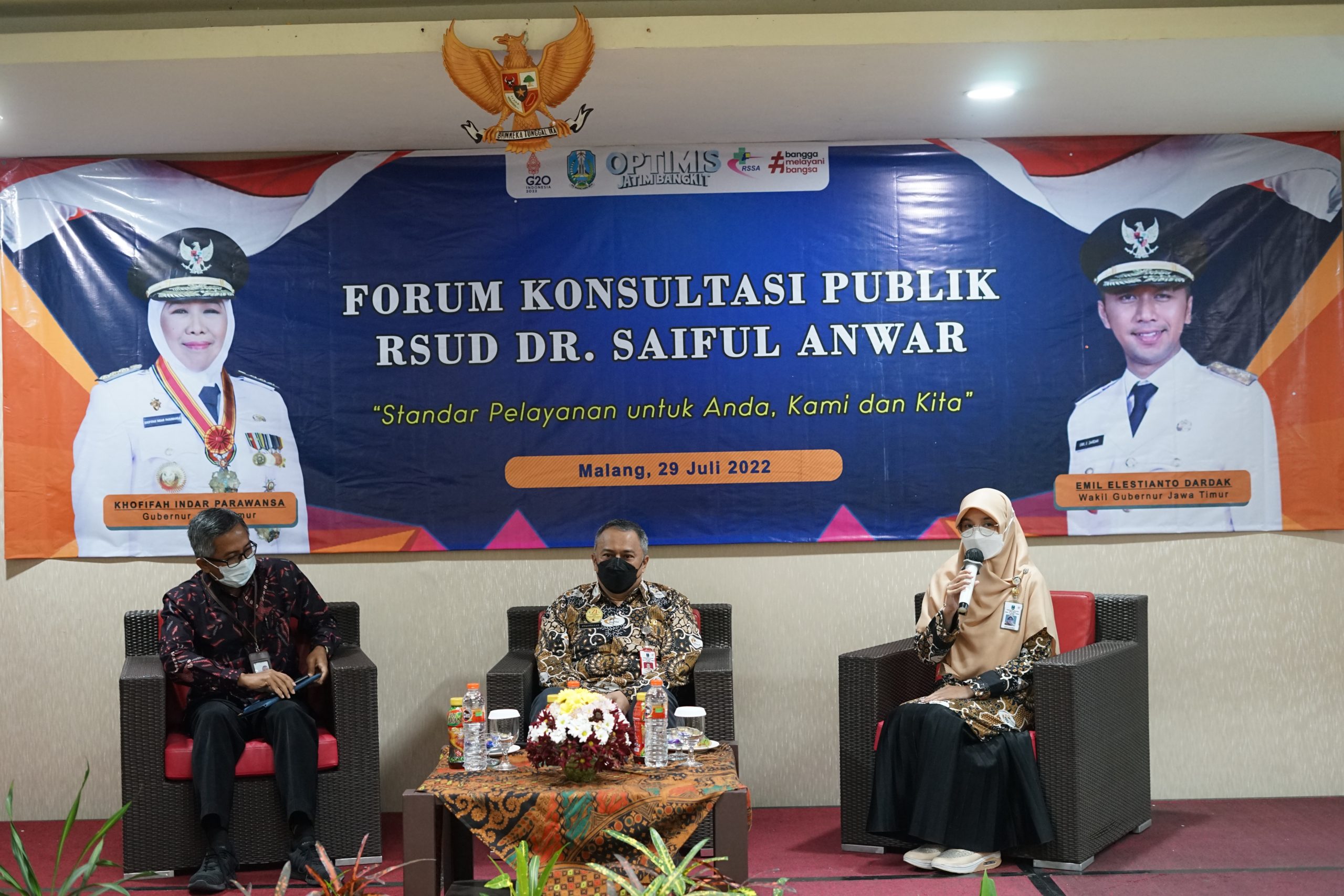 Forum Konsultasi Publik RSUD Dr. Saiful Anwar Tahun 2022