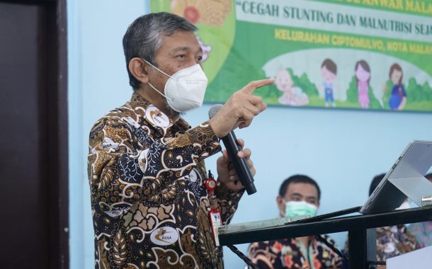 Pengabdian Masyarakat Instalasi Gizi RSUD Dr. Saiful Anwar di Kelurahan Ciptomulyo Kota Malang