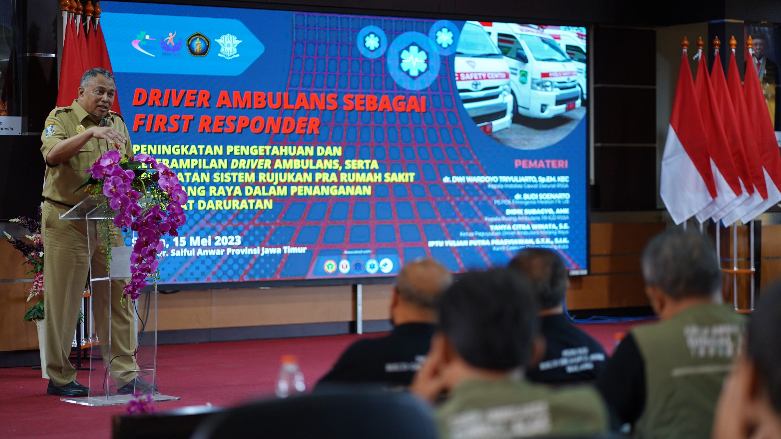 Pelatihan Driver Ambulans sebagai First Responder